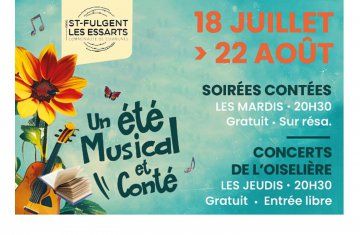 "UN ÉTÉ MUSICAL ET CONTÉ" : UNE PROGRAMMATION ESTIVALE ET FESTIVE !